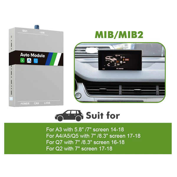 Audi Wireless Apple CarPlay Android Auto Integration Kit
